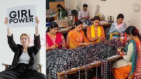 Women reach great heights