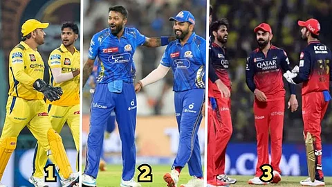 CSK - MI - RCB
