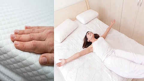 lady in bed