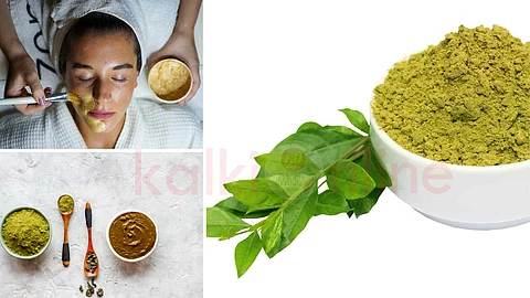 Natural henna hair masks