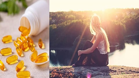 vitamin d capsules, sun ligth