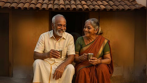 Elderly couple