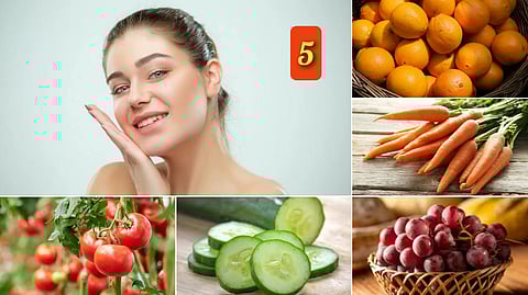 5 foods make your face glow