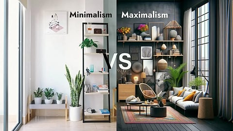 Minimalism vs Maximalism lifestyle