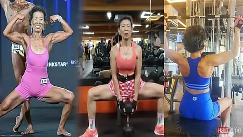 China grandma win third in fitness contest