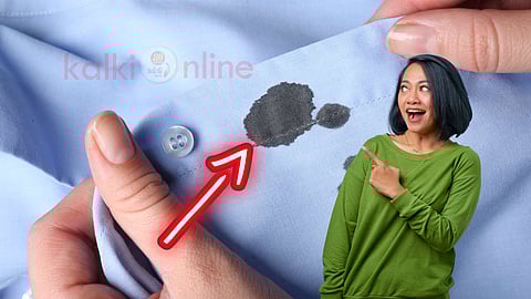 ink stain on dress