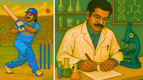 Cricketer and scientist