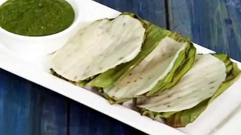 Tasty banana leaf bangi