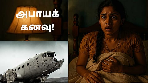 a girl wakes up during bad dream