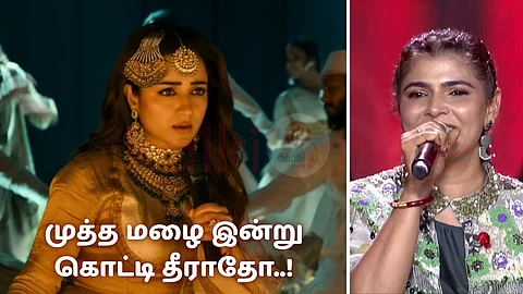 Trisha and Chinmayi - Muththa Mazhai Song