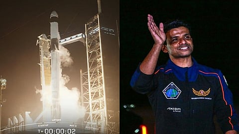 Dragon spacecraft launches