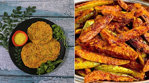 Barley Oothappam and Kunduru fry