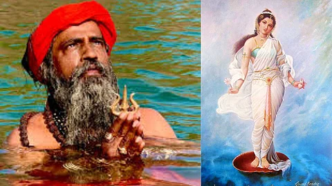 Mahan with Ganga devi