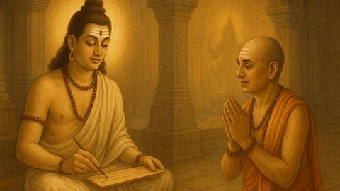 lord shiva and Maanikavasagar