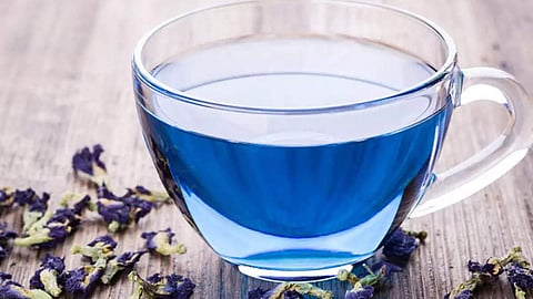 Blue tea