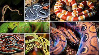 Different snake images