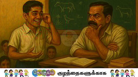 Story illustration for kids