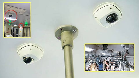 CCTV Camera in train