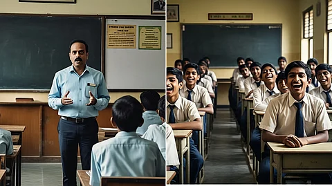 Student and teacher
