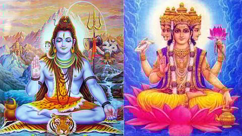 Shiva's curse on Brahma