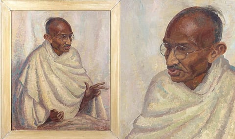 Rare Gandhi portrait