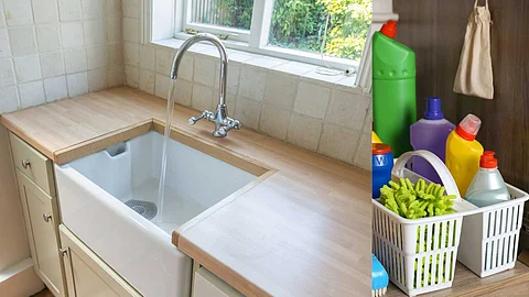 Things that should not be stored under the kitchen sink