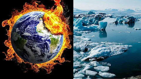 Melting glaciers