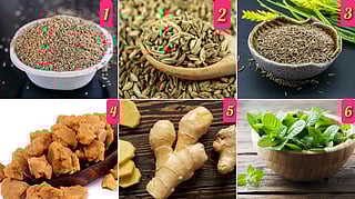 6 Kitchen ingredients
