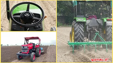 Tractor moving without driver