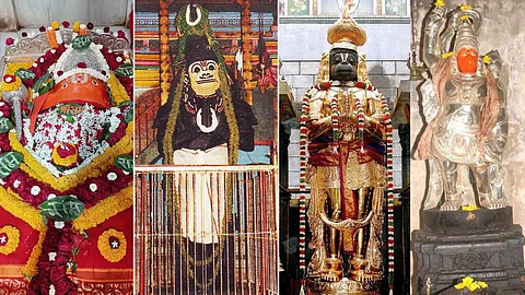 Rare Anjaneya shrines