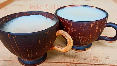 coconut shell cup