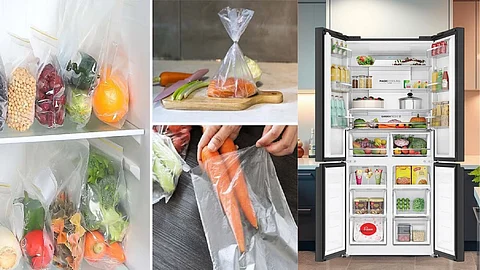 Fridge vegetales storage