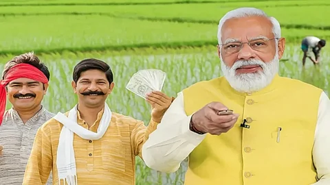 Modi with Farmers