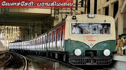 Velachery - Parangimalai Train Route