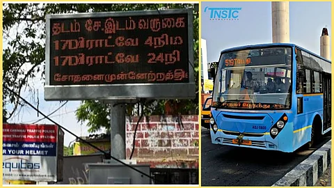 Digital board for Bus Timings