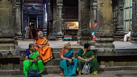 Do you know why you have to sit for a while when you go to the temple?