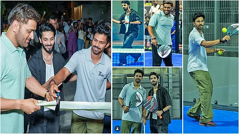 MS Dhoni Launches 7Padel centre