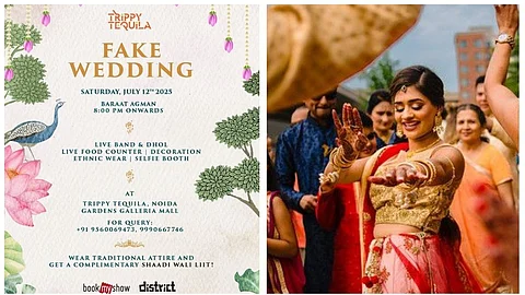 Fake wedding trend