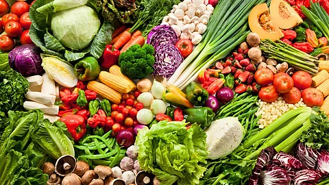 Vegetables rich in nutrients...