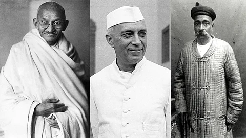 Mahatma Gandhi, Jawaharlal Nehru, Bal Gangadhar Tilak