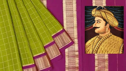 How did Mysore silk capture the world's attention?