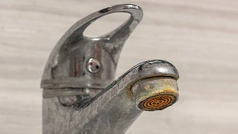 hard water stain