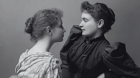 Helen Keller and Anne Sullivan
