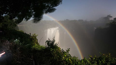 Rare events at Victoria Falls