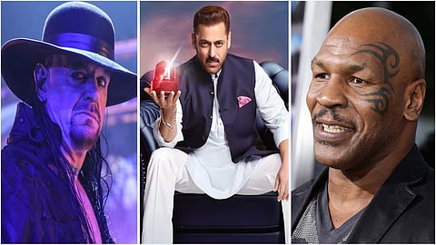 The Undertaker, salman khan And Mike Tyson