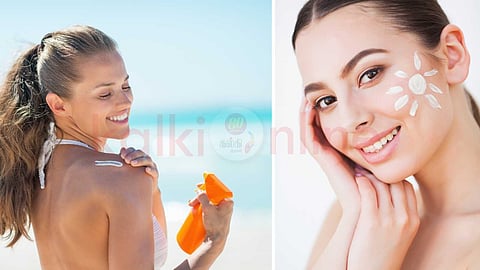 The importance of using sunscreen