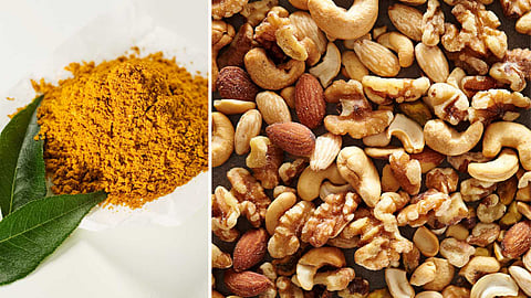 Nuts and curry powder