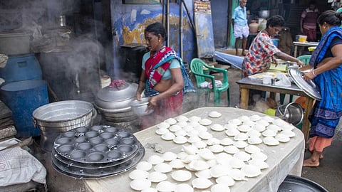 The interesting story that the cow market turned into an idli market