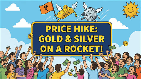 Gold Silver Price Hike