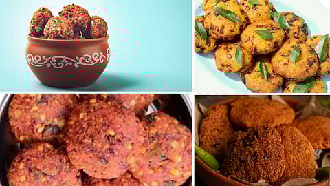 Traditional flavoured Vada varieties